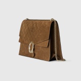 Gucci New Tiger Head Buckle Lacquer Flip Shoulder Bag Size: 42x28x12CM