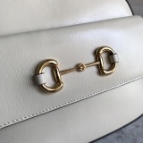 Gucci Classic Horseclip Retro Camera Bag Diagonal Shoulder Bag Size: 22.5x17x6.5CM