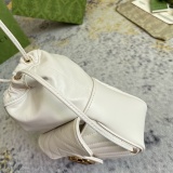 Gucci Marmont Logo Drawstring Bucket Bag Single Shoulder Crossbody Bag Size: 14.5x20x7.5CM
