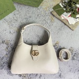 Gucci Aphrodite Gold Retro Double G Half Moon Bag Hand Underarm Bag Size: 39x38x2CM