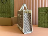 Gucci Dog Printed Canvas Tote Bag Handbag Size: 28x26.5x9CM