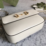 Gucci Classic Horseclip Retro Camera Bag Diagonal Shoulder Bag Size: 22.5x17x6.5CM