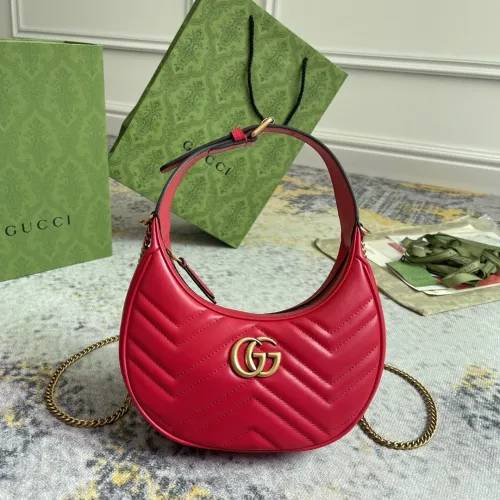 Gucci Marmont Retro Logo Embroidered Shoulder Bag Chain Bag Size: 21.5x11x8CM