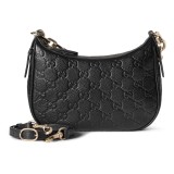 Gucci Classic Embossed Logo Handheld Shoulder Bag Chain Bag Size: 25.5x20x5CM