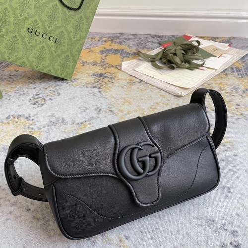 Gucci New Classic Double G Flip Cover Handbag Single Shoulder Crossbody Bag Size: 27x14x5CM