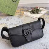 Gucci New Classic Double G Flip Cover Handbag Single Shoulder Crossbody Bag Size: 27x14x5CM