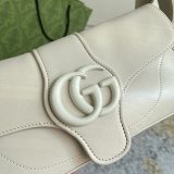 Gucci New Classic Double G Flip Cover Handbag Single Shoulder Crossbody Bag Size: 27x14x5CM