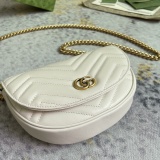 Gucci Marmont Retro GG Sewing Saddle Bag Chain Bag Size: 20x14.5x4CM