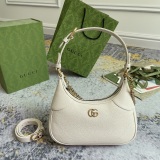 Gucci Attache Double G Crescent Underarm Bag Handbill Shoulder Bag Size: 25x19x7CM