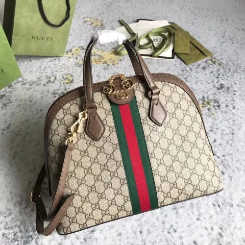 Gucci Classic Logo Striped Ribbon Shell Bag Single Shoulder Crossbody Bag Size: 34x27.5x15CM