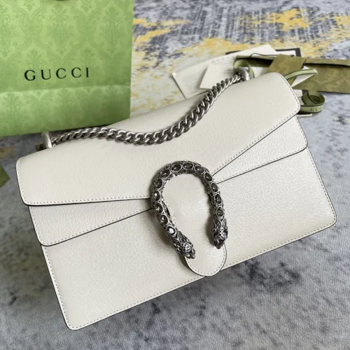 Gucci Fashion Diamond Buckle Double Tiger Head Wine God Bag Chain Strap Bag Crossbody Bag Size: 28x17x9CM