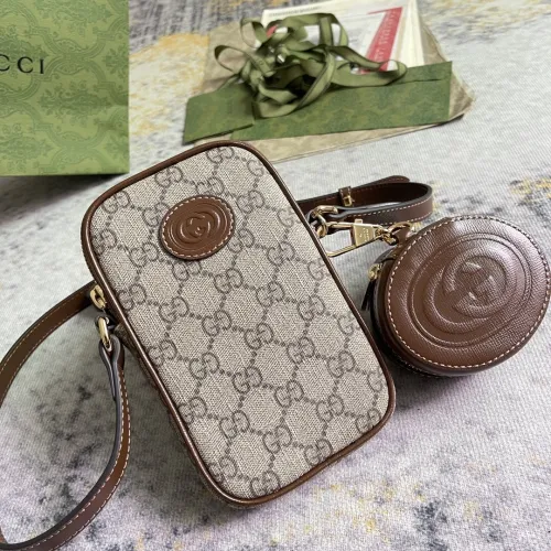 Gucci Classic Vintage Logo Shoulder Cross Bag Wallet Size: 10.5x18x3CM