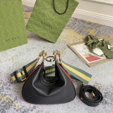 Gucci Attache Detachable Ribbon Dumpling Bun Diagonal Shoulder Bun Size: 23x22x5CM
