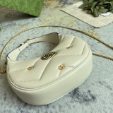 Gucci Marmont Retro GG Embroidered Underarm Bag Handbill Shoulder Bag Size: 21x16x5CM