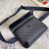 Gucci Classic Versatile GG Chest Bag Single Shoulder Slant Waist Bag Size: 24x17x3.5CM