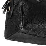 Gucci Classic GG Embossed Boston Bag Diagonal Cross Handbag Size: 25.5x16x14CM
