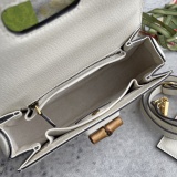 Gucci Classic GG Bamboo Handle Shoulder Bag Tote Bag Size:21x15x7CM 
