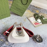 Gucci Attache Detachable Ribbon Dumpling Bun Diagonal Shoulder Bun Size: 23x22x5CM
