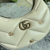 Gucci Marmont Retro GG Embroidered Underarm Bag Handbill Shoulder Bag Size: 21x16x5CM