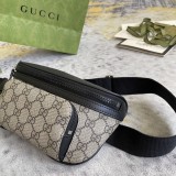 Gucci Classic Versatile Logo Canvas Cross Chest Bag Waist Bag Size: 23x11.4x7.6CM