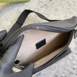 Gucci Classic Versatile Logo Canvas Cross Chest Bag Waist Bag Size: 23x11.4x7.6CM
