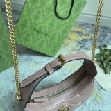 Gucci Marmont Retro GG Embroidered Underarm Bag Handbill Shoulder Bag Size: 21x16x5CM