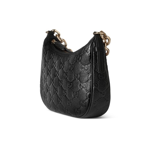 Gucci Classic Embossed Logo Handheld Shoulder Bag Chain Bag Size: 25.5x20x5CM