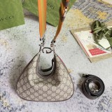 Gucci Attache Detachable Ribbon Dumpling Bun Diagonal Shoulder Bun Size: 23x22x5CM