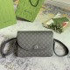 Gucci Classic Logo Printed Flip Cover Postman Bag Single Shoulder Crossbody Bag Size: 27x20x7CM