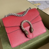 Gucci Diamond Buckle Double Tiger Head Wine God Bag Chain Strap Bag Crossbody Bag Size: 20x15.5x5CM