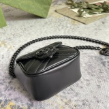 Gucci Classic Double G Diamond Grid Crossbody Bag Flip Chain Bag Size: 12x12.5x7CM