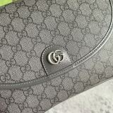 Gucci Classic Logo Printed Flip Cover Postman Bag Single Shoulder Crossbody Bag Size: 27x20x7CM