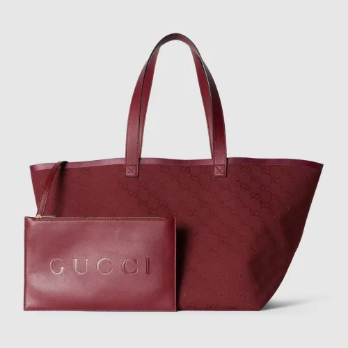 Gucci Classic Logo Printed Tote Bag Shopping Bag Tote Bag Size: 30x28x26CM