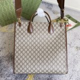 Gucci Vintage Logo Vertical Canvas Bag Tote Bag Shopping Bag Size: 36x38.5x12CM