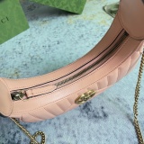 Gucci Marmont Retro Logo Embroidered Shoulder Bag Chain Bag Size: 21.5x11x8CM