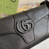 Gucci New Classic Double G Flip Cover Handbag Single Shoulder Crossbody Bag Size: 27x14x5CM