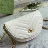 Gucci Marmont Retro GG Sewing Saddle Bag Chain Bag Size: 20x14.5x4CM