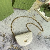 Gucci Marmont Retro GG Sewing Saddle Bag Chain Bag Size: 20x14.5x4CM