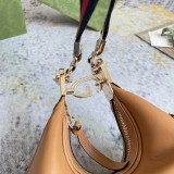 Gucci Attache Detachable Ribbon Dumpling Bun Diagonal Shoulder Bun Size: 23x22x5CM