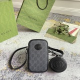 Gucci Classic Vintage Logo Shoulder Cross Bag Wallet Size: 10.5x18x3CM