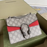 Gucci Diamond Buckle Double Tiger Head Wine God Bag Chain Strap Bag Crossbody Bag Size: 20x15.5x5CM
