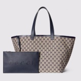 Gucci Classic Logo Printed Tote Bag Shopping Bag Tote Bag Size: 30x28x26CM