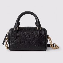 Gucci Classic GG Embossed Cross Shoulder Chain Bag Size: 16.5x10x8CM