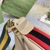Gucci Attache Detachable Ribbon Dumpling Bun Diagonal Shoulder Bun Size: 35x32x6CM
