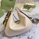 Gucci Attache Detachable Ribbon Dumpling Bun Diagonal Shoulder Bun Size: 35x32x6CM