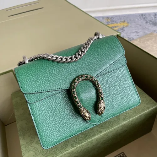 Gucci Diamond Buckle Double Tiger Head Wine God Bag Chain Strap Bag Crossbody Bag Size: 20x15.5x5CM