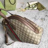 Gucci Classic Logo Striped Ribbon Shell Bag Single Shoulder Crossbody Bag Size: 34x27.5x15CM