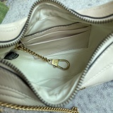 Gucci Marmont Retro GG Embroidered Underarm Bag Handbill Shoulder Bag Size: 21x16x5CM