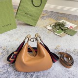 Gucci Attache Detachable Ribbon Dumpling Bun Diagonal Shoulder Bun Size: 23x22x5CM