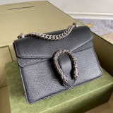 Gucci Diamond Buckle Double Tiger Head Wine God Bag Chain Strap Bag Crossbody Bag Size: 20x15.5x5CM